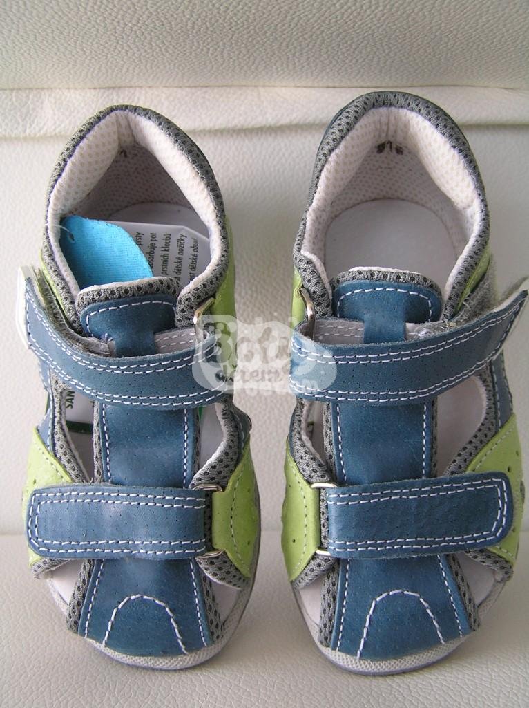 Sandálky SANTÉ N/810/301/85/90 Modro-zelená