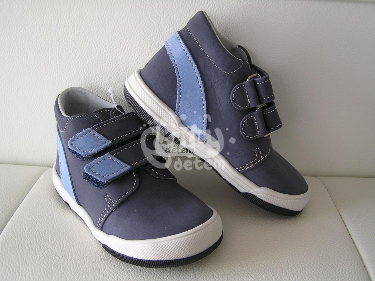 Jonap kožené boty 022 N modrá