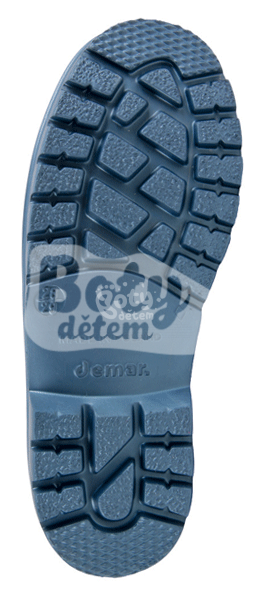 Demar DINO 0310 D modrá dětské zateplené holínky