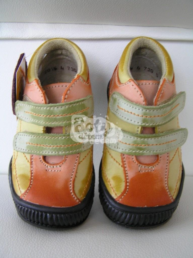 SANTÉ kožené boty N/730 Oranžová