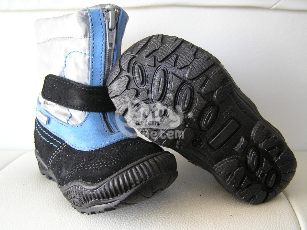 Zimní obuv s membránou SANTÉ N/SNOWTOP Modrá