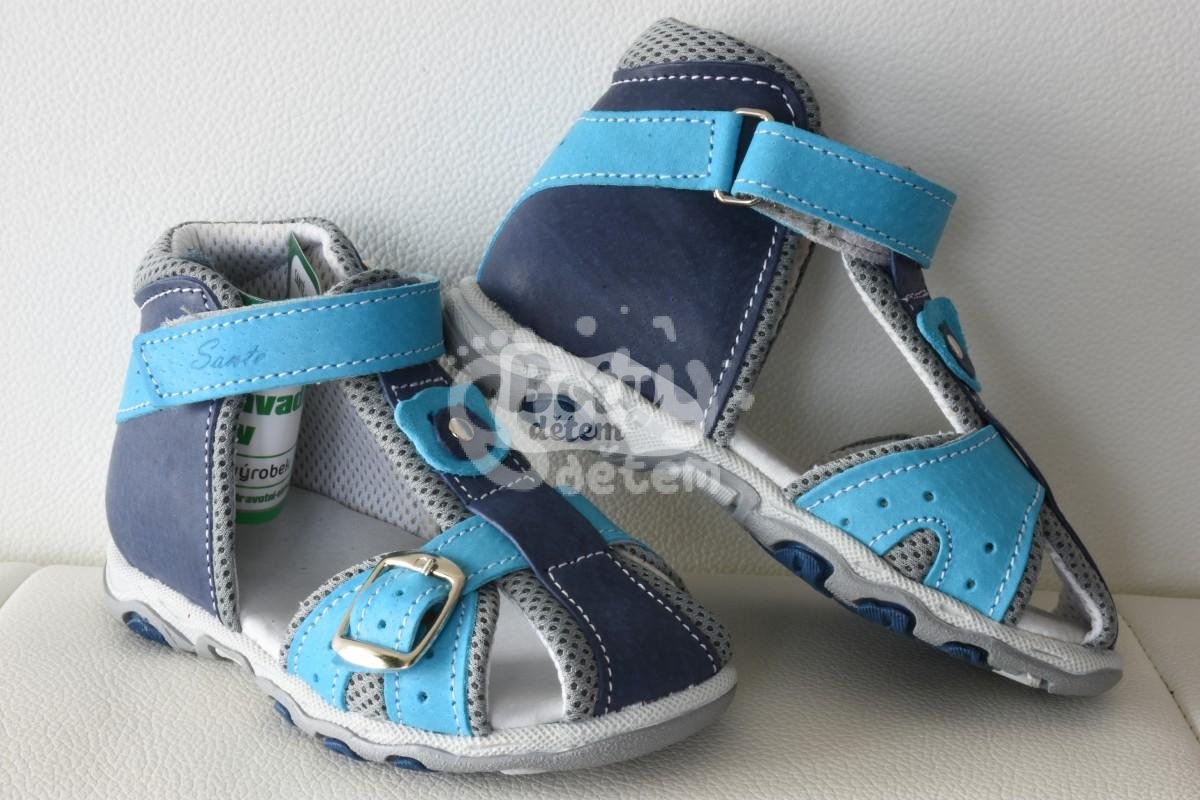 Sandálky SANTÉ N810/501/85/80 Modrá