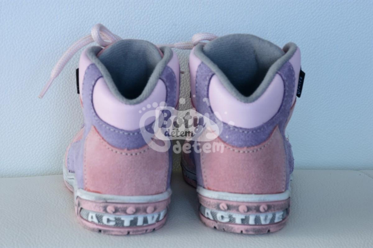 SANTÉ kožené boty HP/4814 Růžová