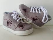 Jonap kožené boty 022 M šedá srdce
