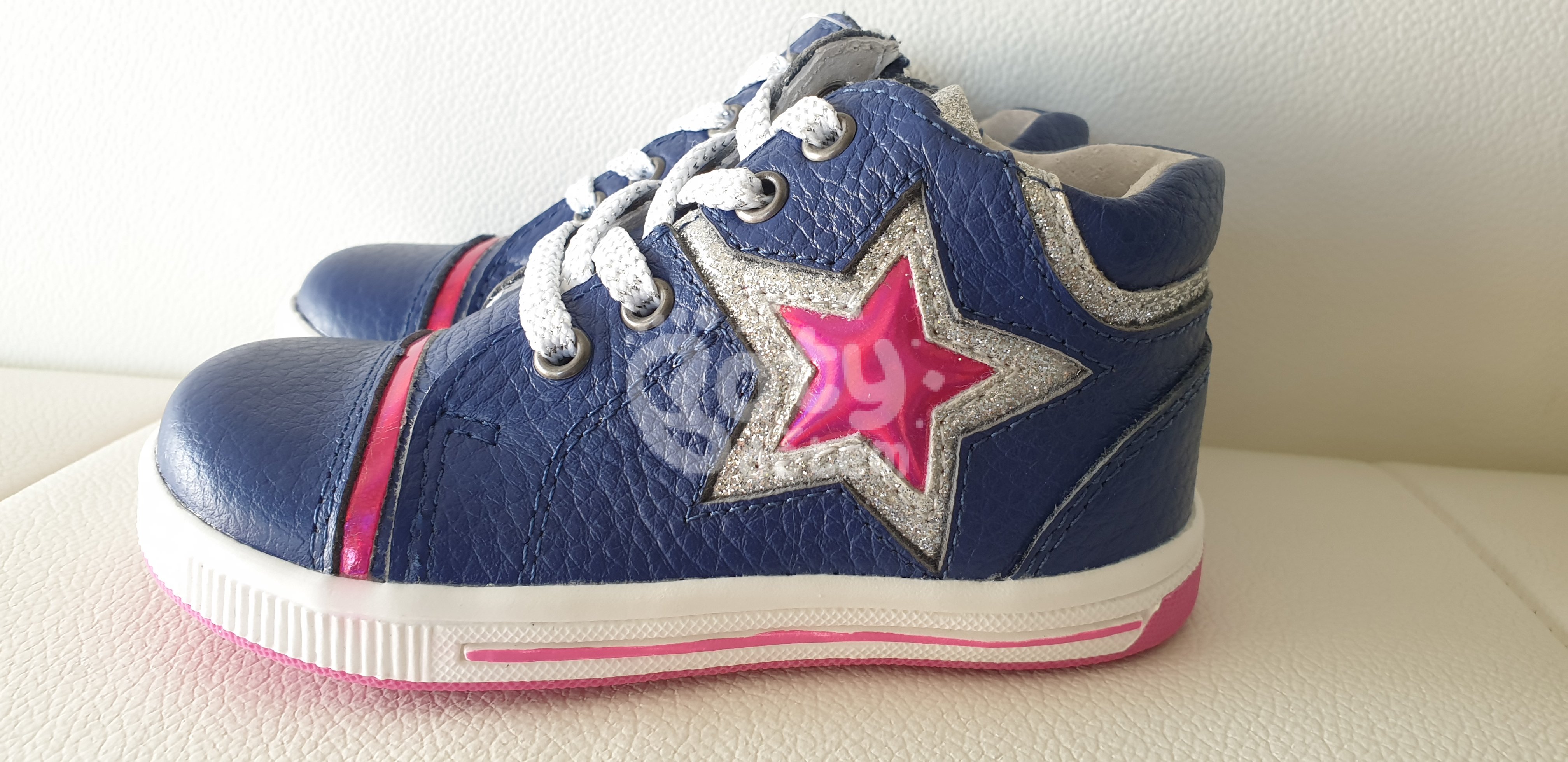 Protetika kožené boty STAR modrá