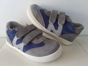 Jonap kožené boty 053 S šedá modrá