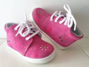 Jonap kožené boty 022 S růžová motýl