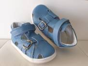 Jonap kožené sandálky 009 M modrá