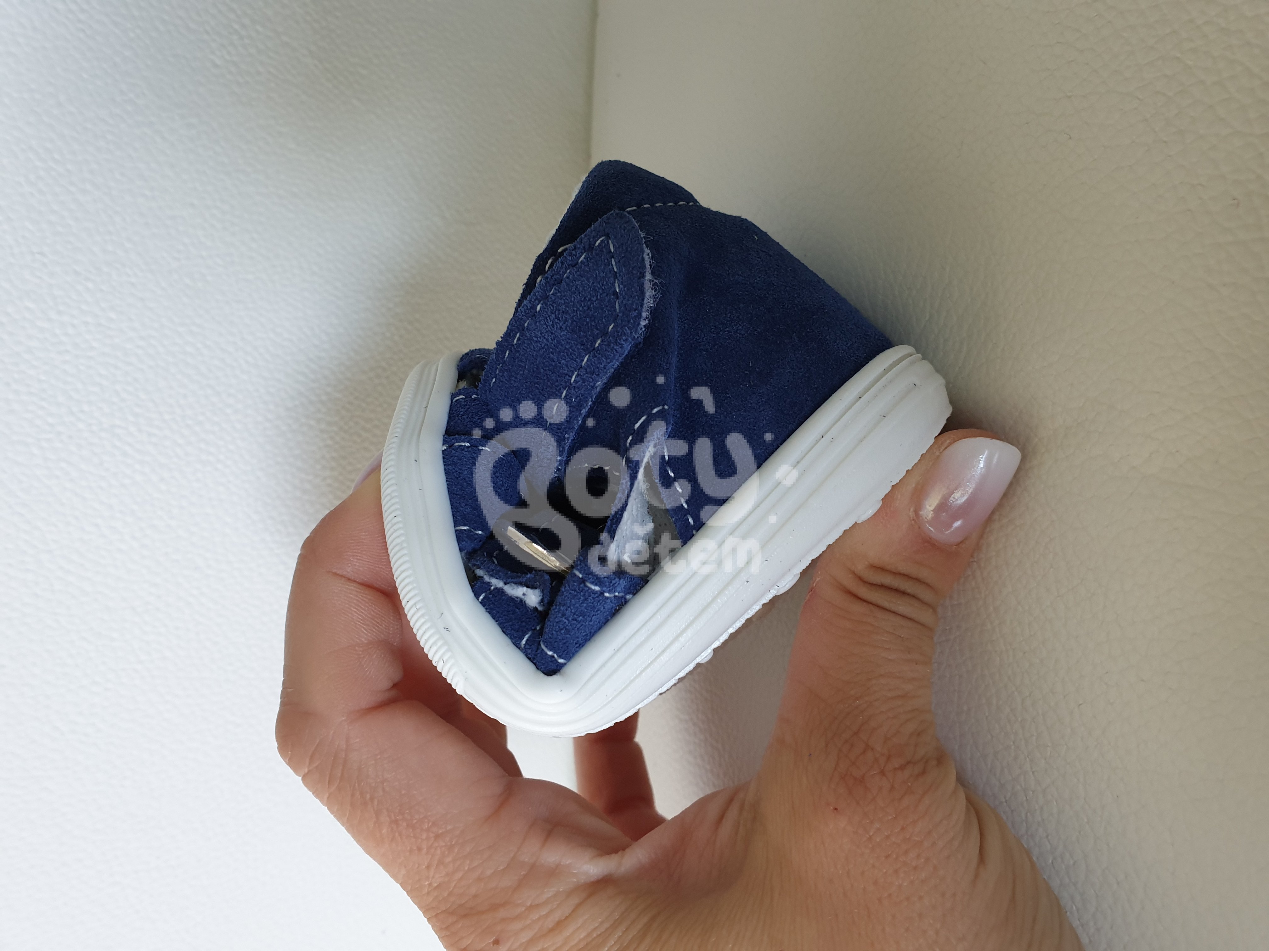 Jonap kožené sandálky 009 S modrá