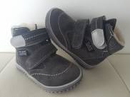 Jonap zimní kožené barefoot boty s membránou B5 šedá