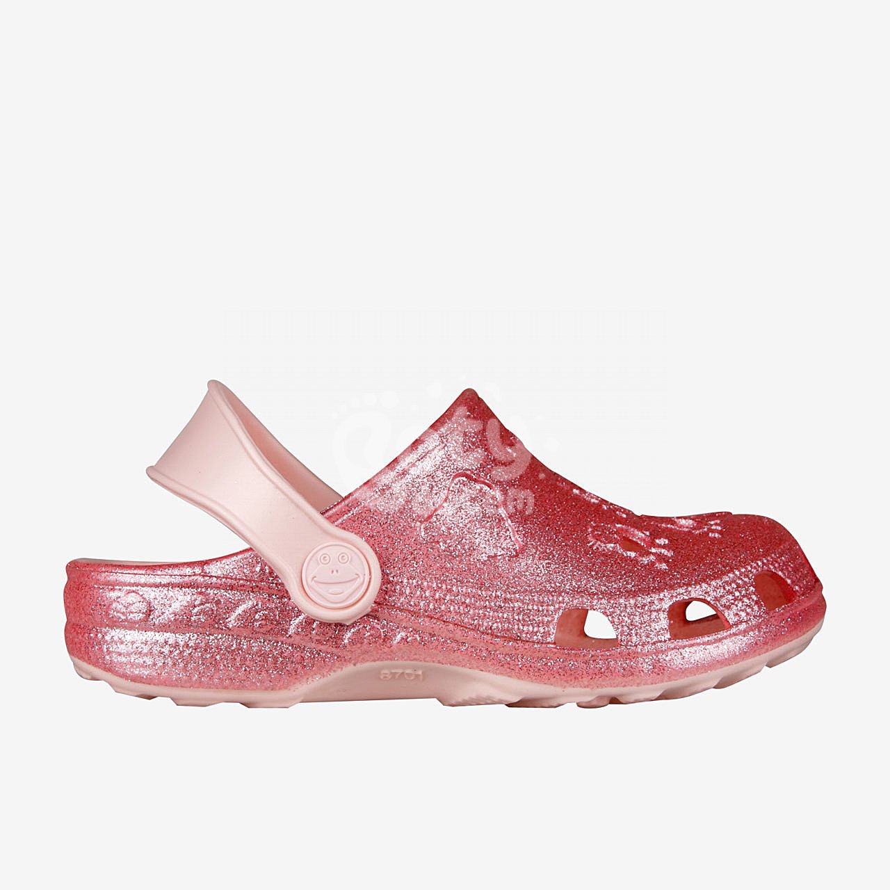 Sandálky Coqui Little Frog Candy pink glitter