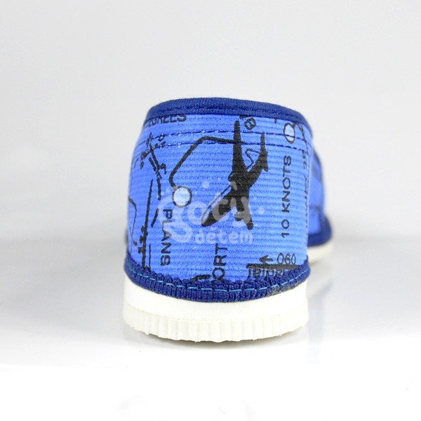 Bačkorka-sandálek vzor 555-2 modrá