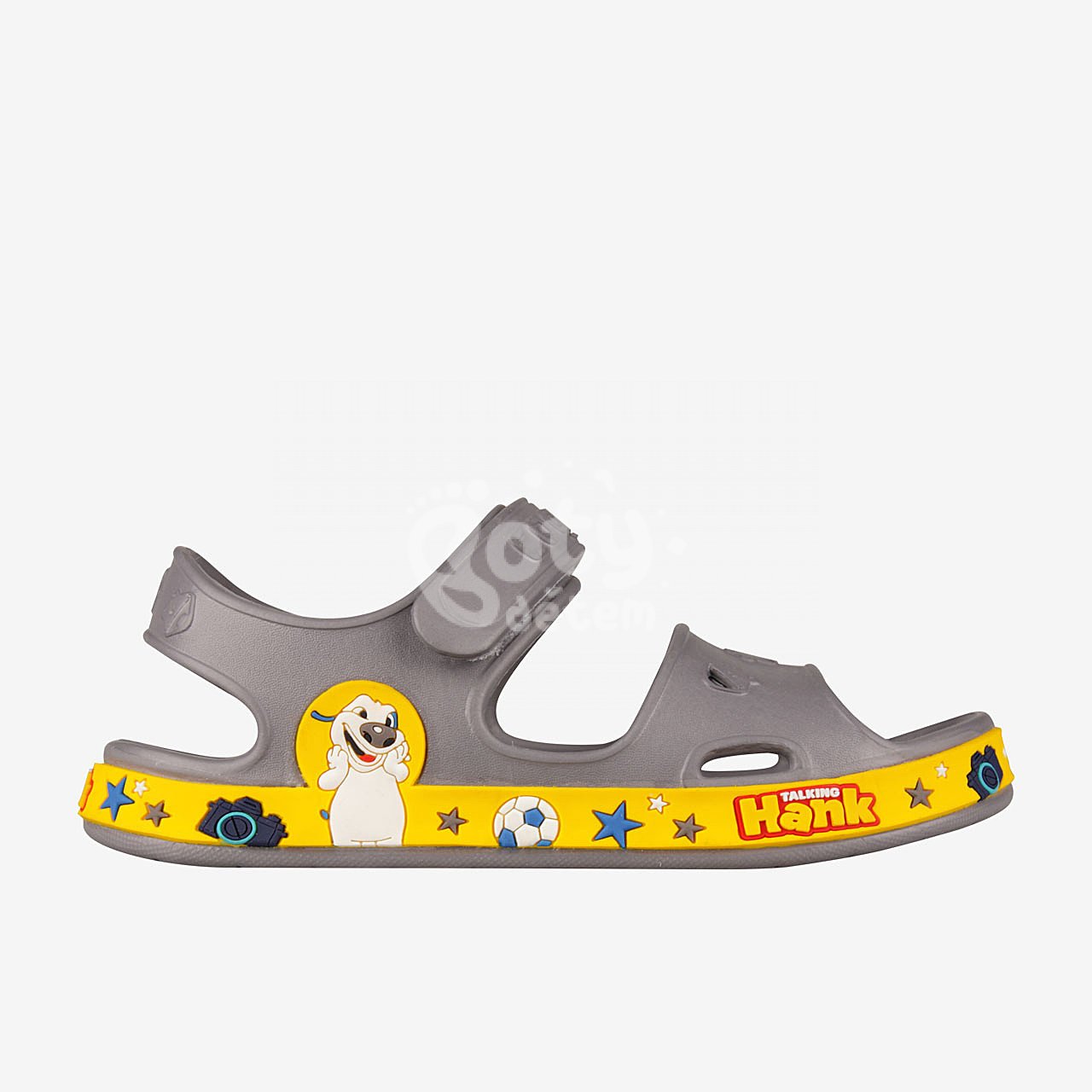 Sandálky Coqui FOBEE Talking Tom and Friends Dk. grey/Yellow