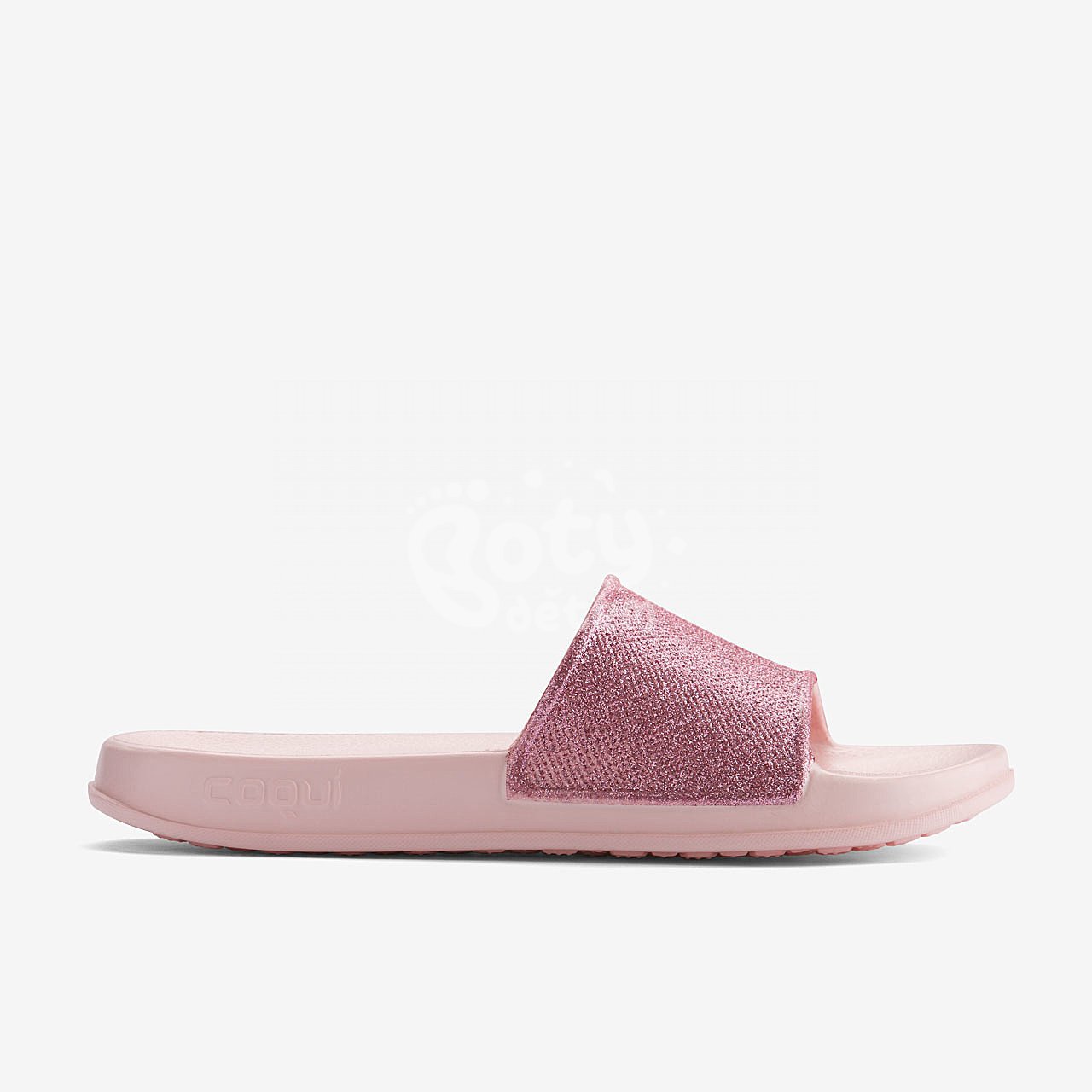 Pantofle Coqui TORA Candy pink glitter
