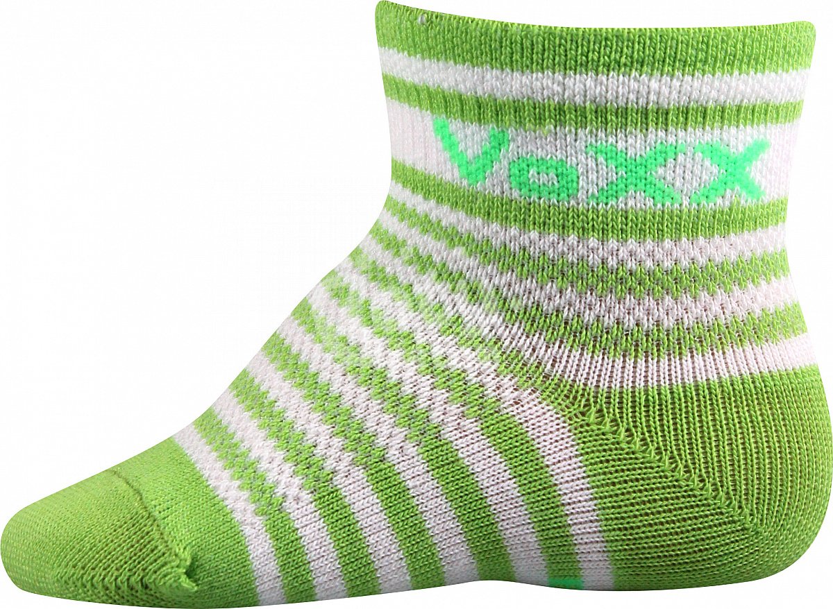 Ponožky VoXX Fredíček mix pruhy 3 páry modrá