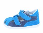 Jonap kožené sandálky 041 S modro modrá