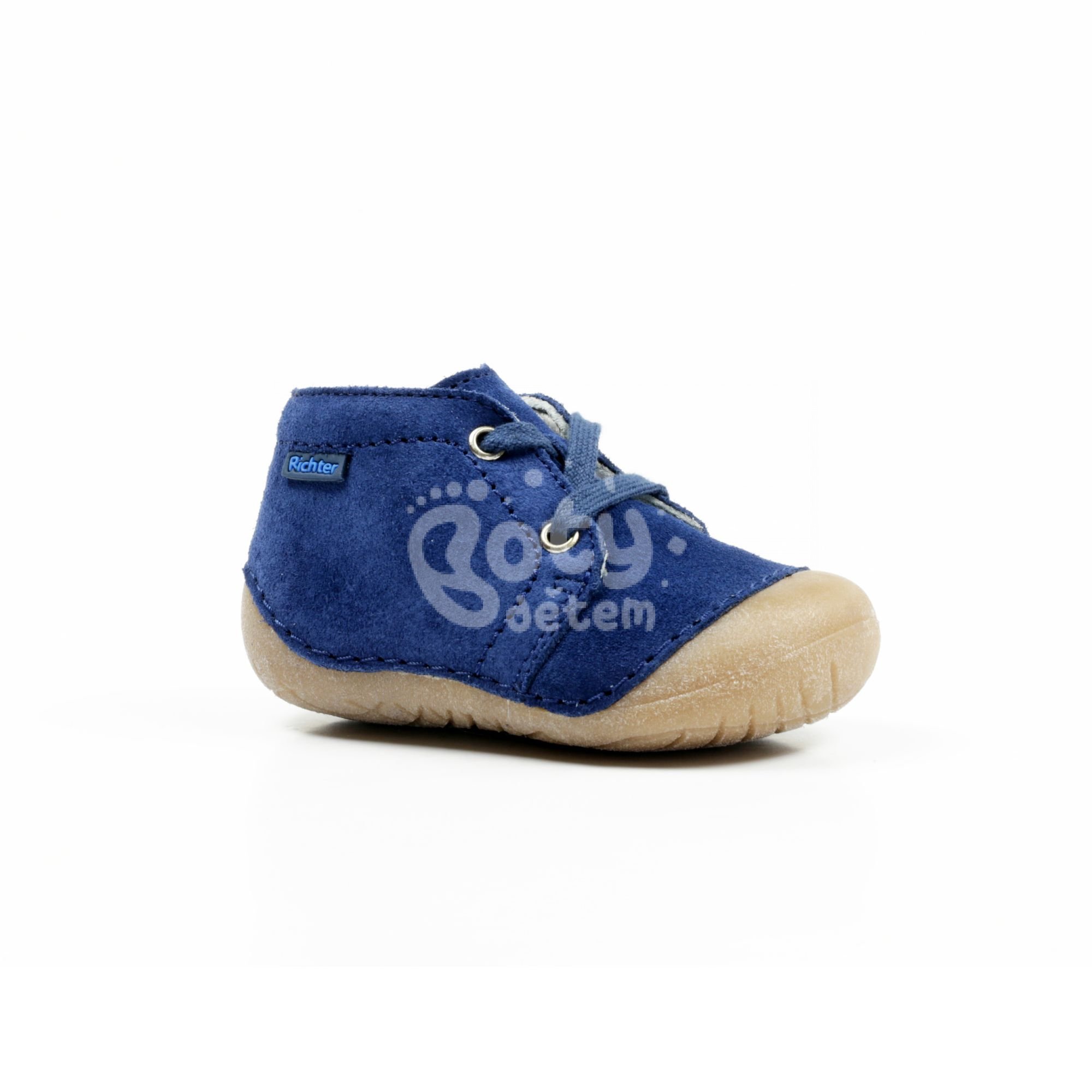 Kožená obuv Richie Richter 0100-1111-6820 modrá