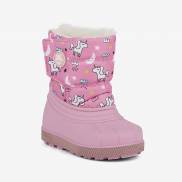 Dětské sněhule Coqui MIKI Powder pink unicorn