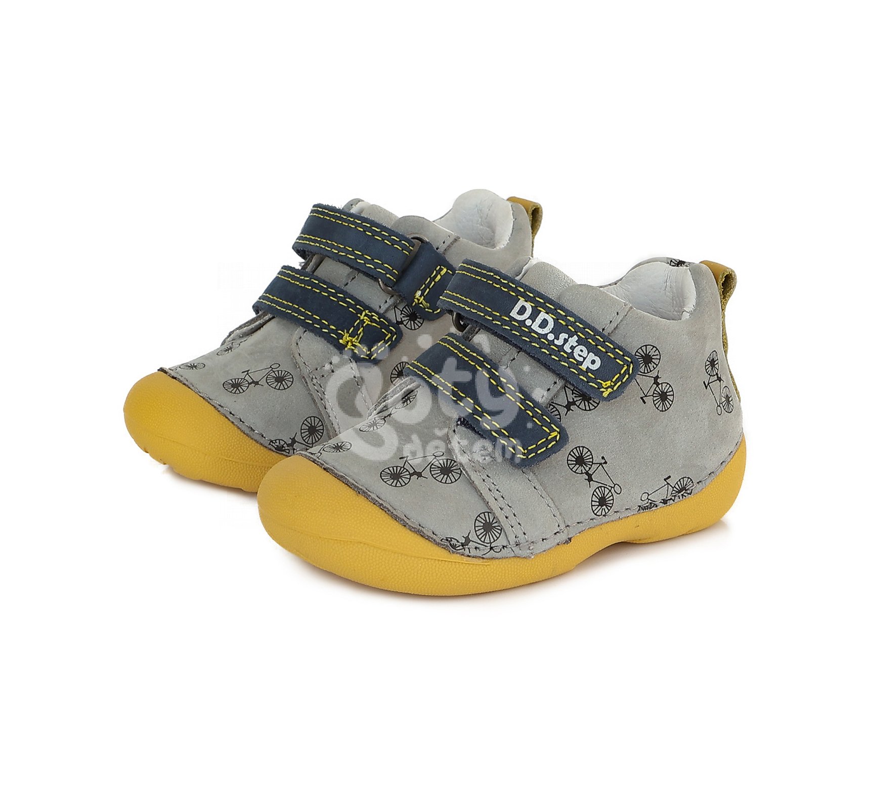 Kožené boty D.D.step S015-609A Grey