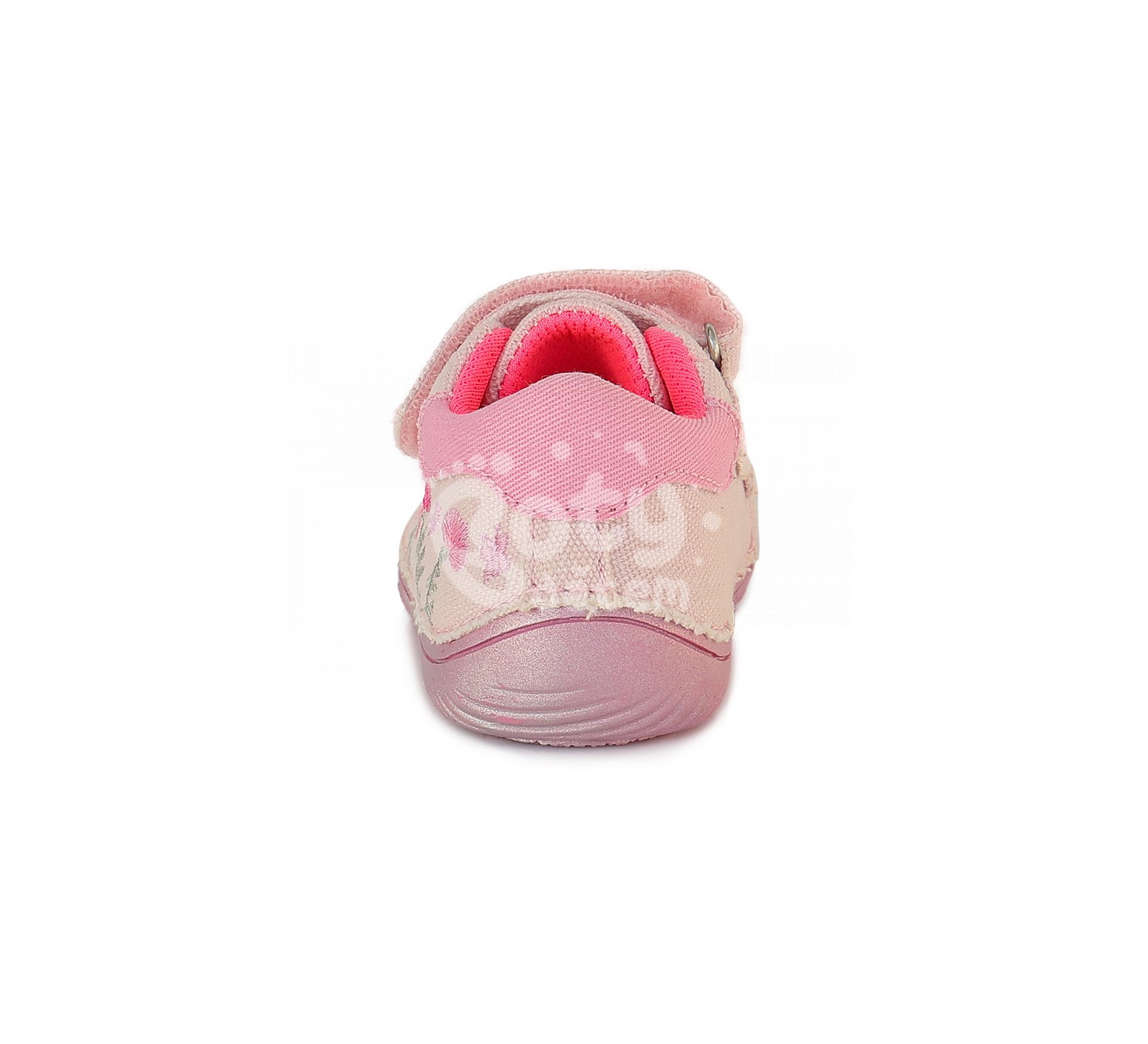 Barefoot plátěné tenisky D.D.step C073-120 Baby Pink