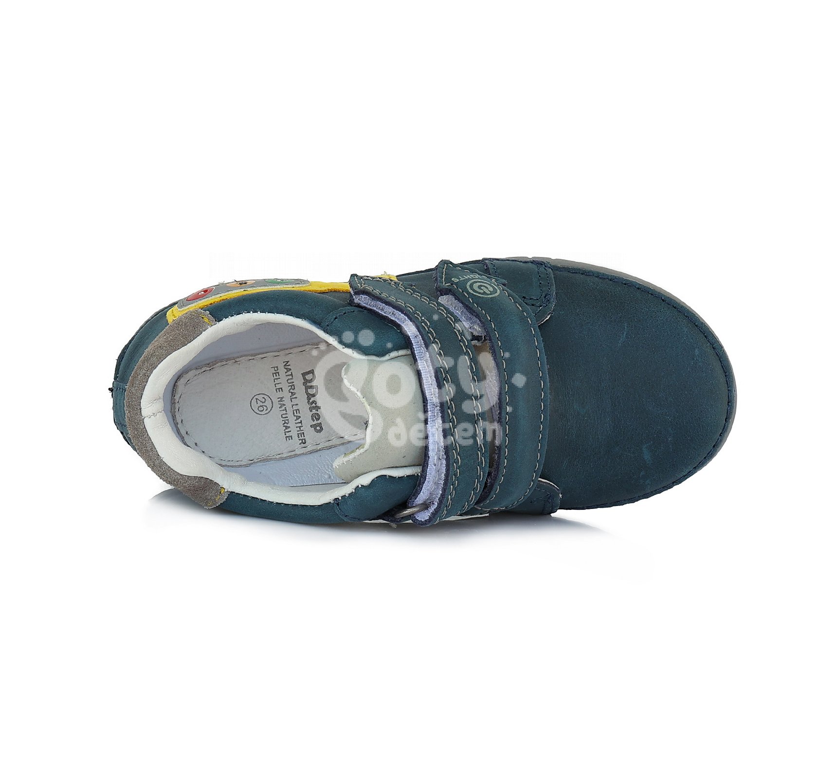 Svítící kožené boty D.D.step S050-79B Royal Blue