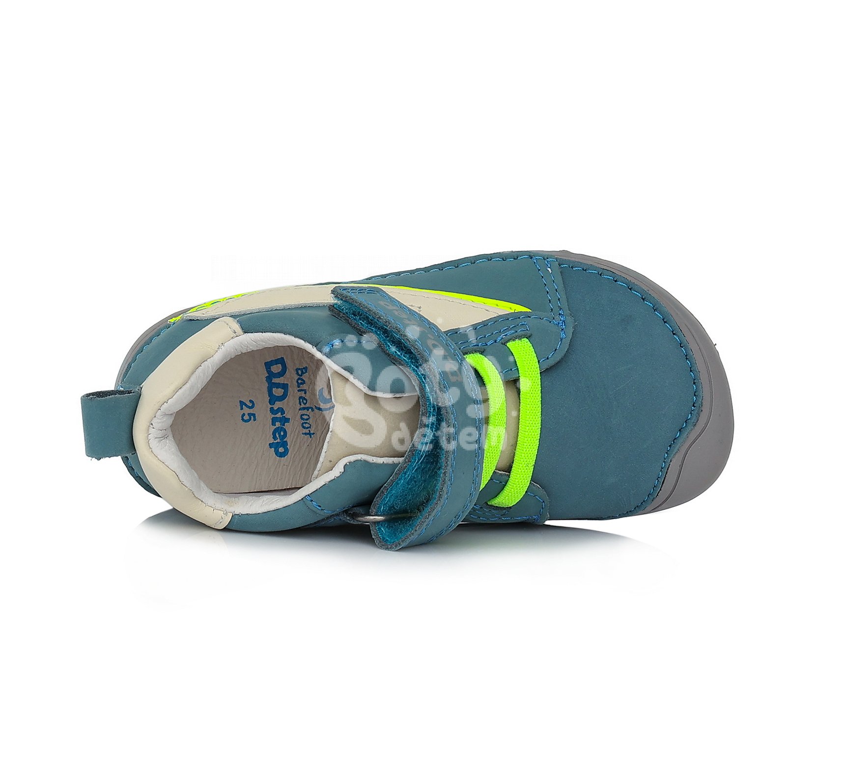 Kožené barefoot boty D.D.step S073-508A Bermuda Blue