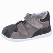 Jonap kožené sandálky 041 S šedo šedá