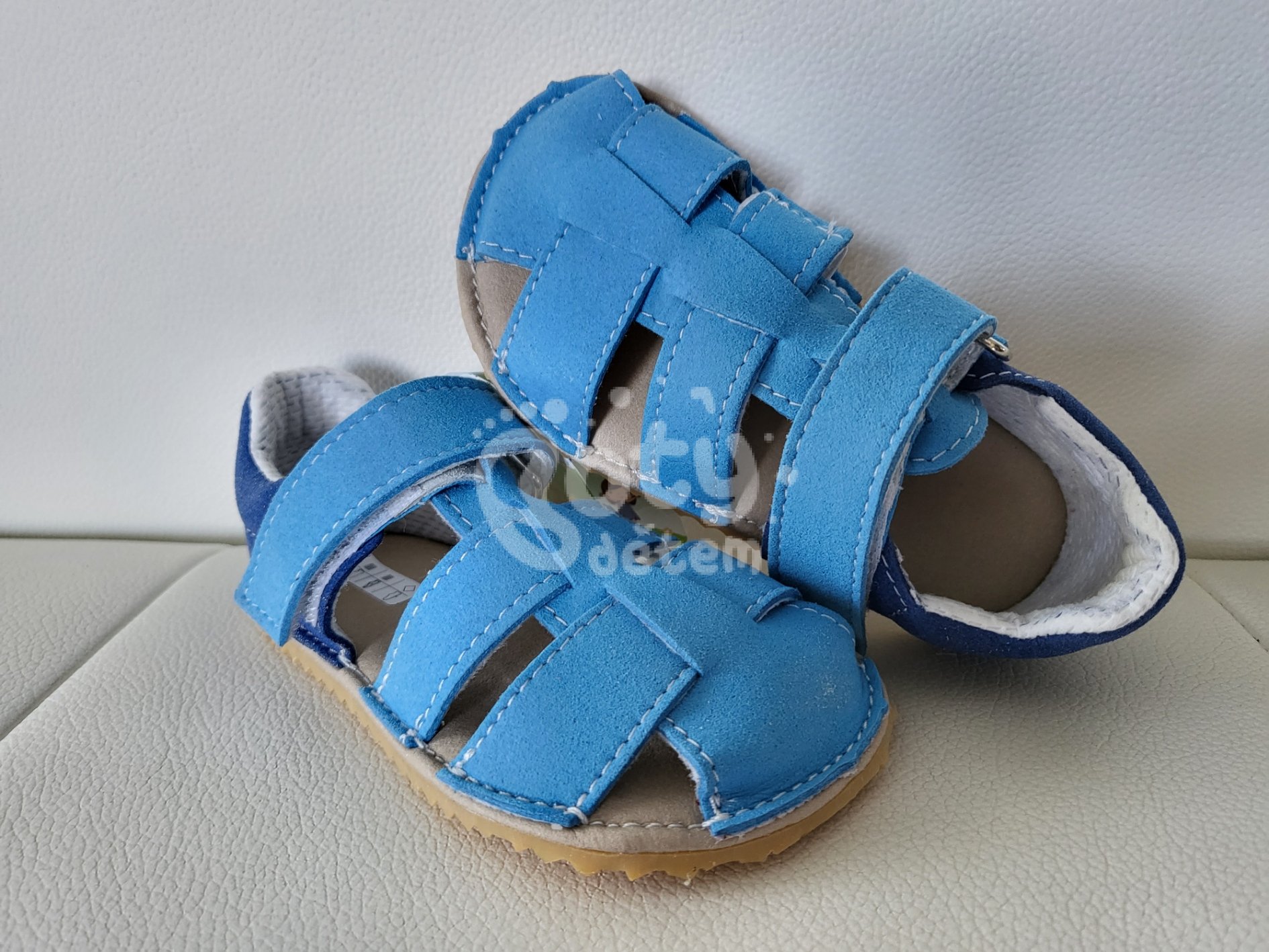 Jonap barefoot sandálky Zula modrá tyrkys
