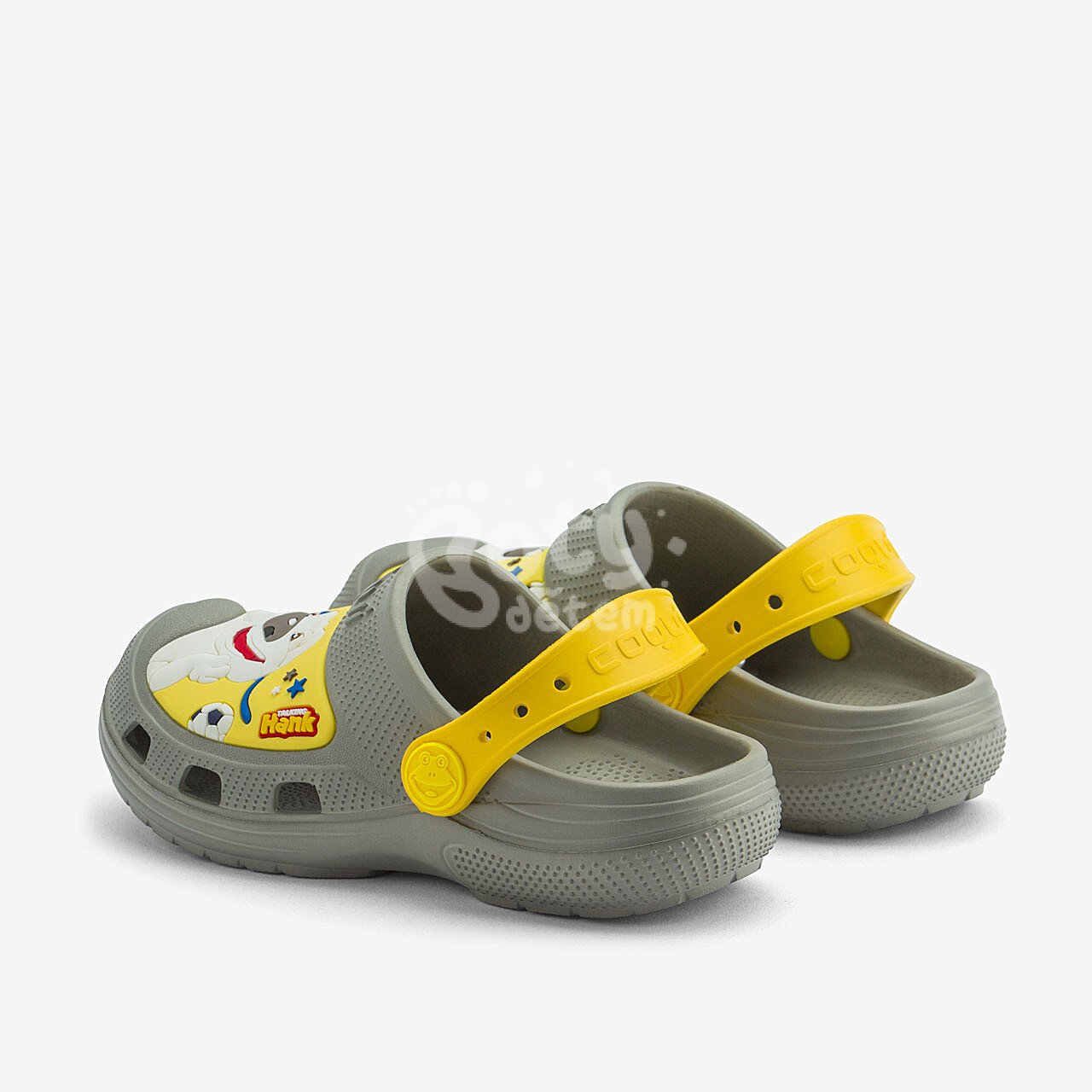 Sandálky Coqui MAXI Talking Tom and Friends Mid. grey/Yellow