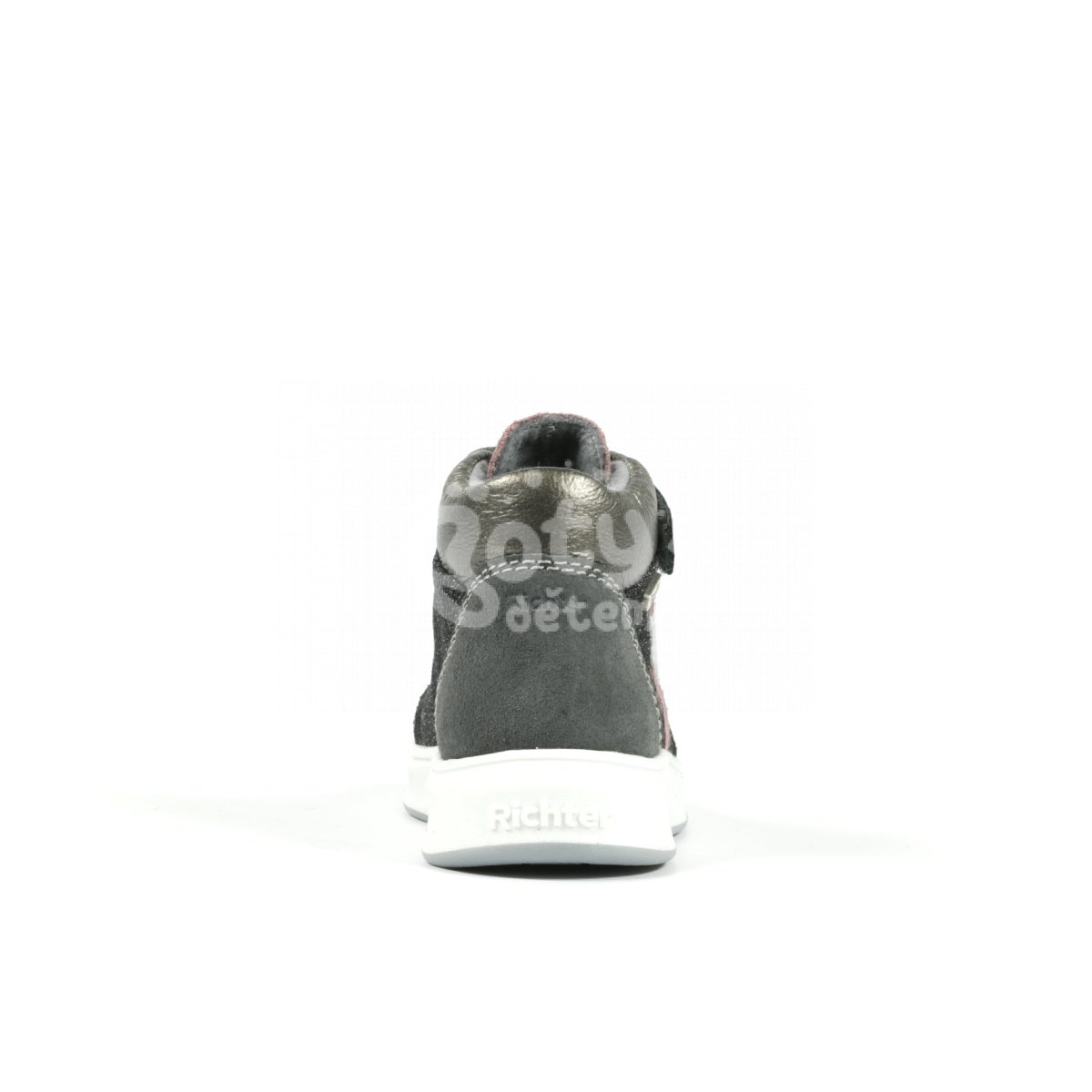 Kožená obuv s membránou Laura Richter 3607-4111-6301 šedá