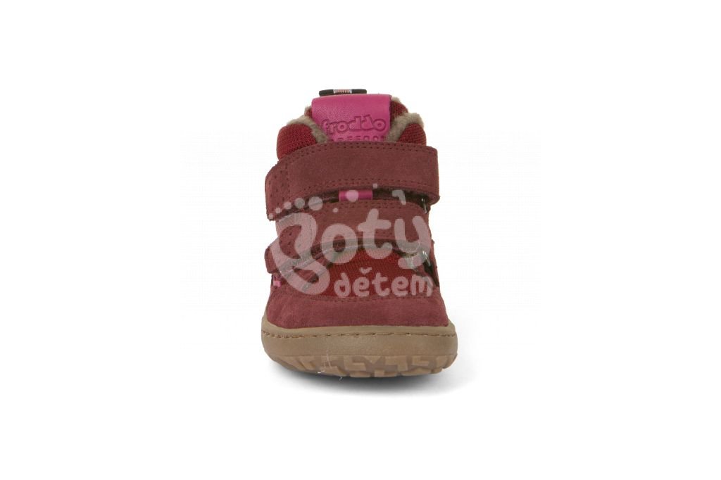 Zimní Froddo barefoot boty G3110203-5 Bordeaux