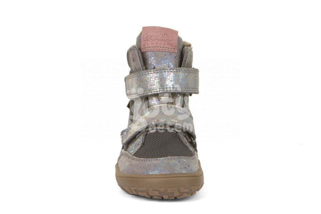 Zimní Froddo barefoot boty G3160189-8 Grey Silver