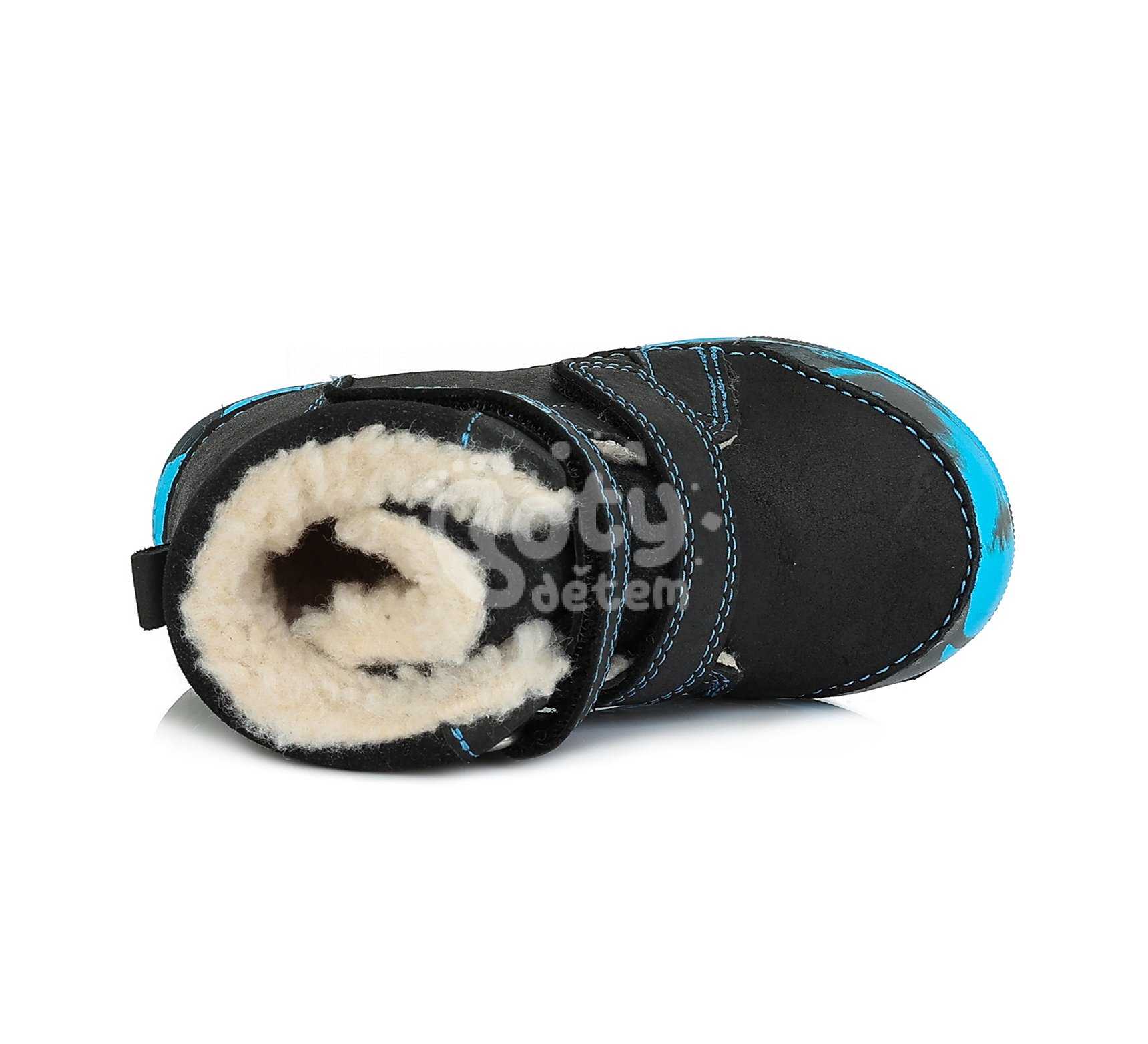 Zimní kožené boty D.D.step W068-363B