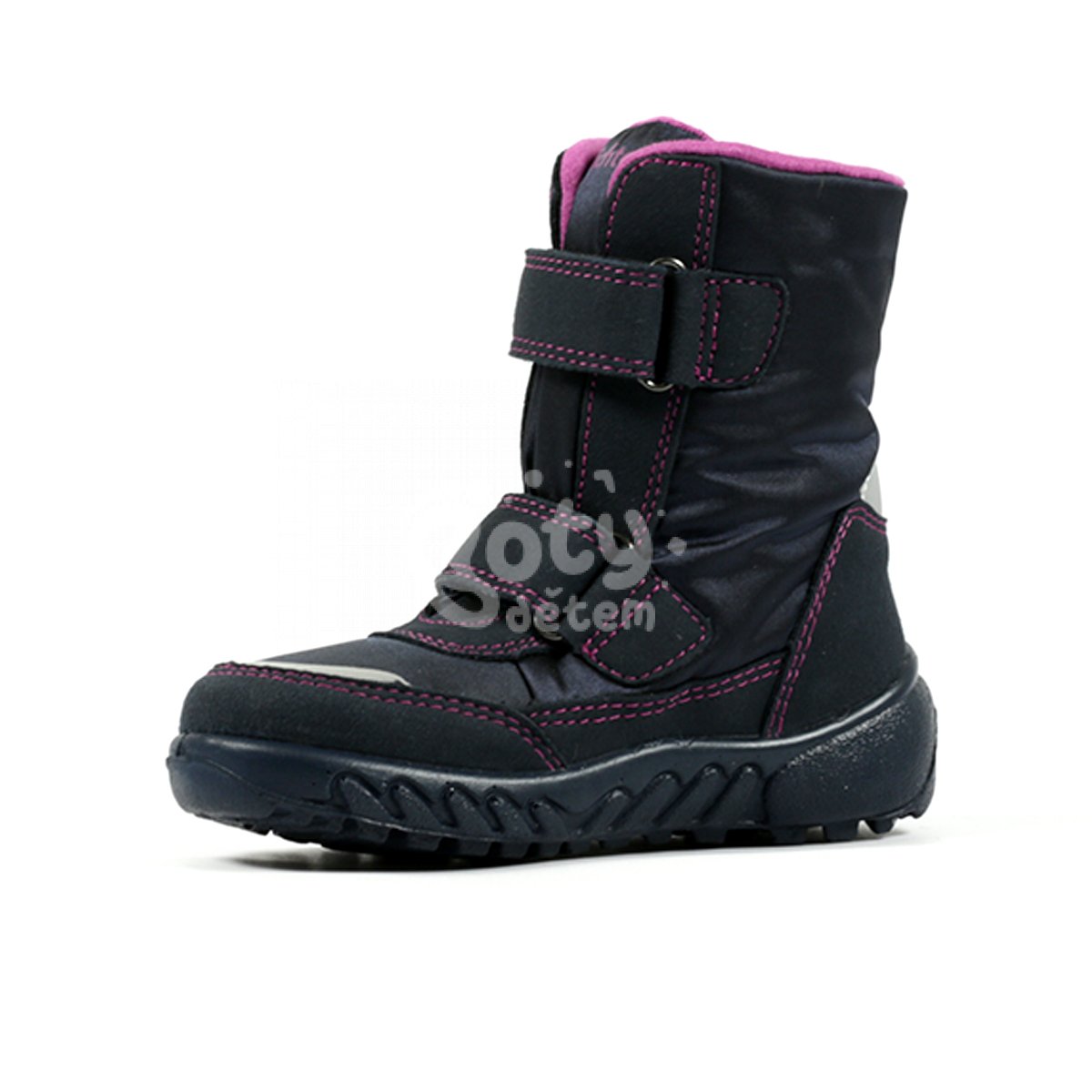Zimní blikací obuv Husky Richter 5106-4171-7201 fialová