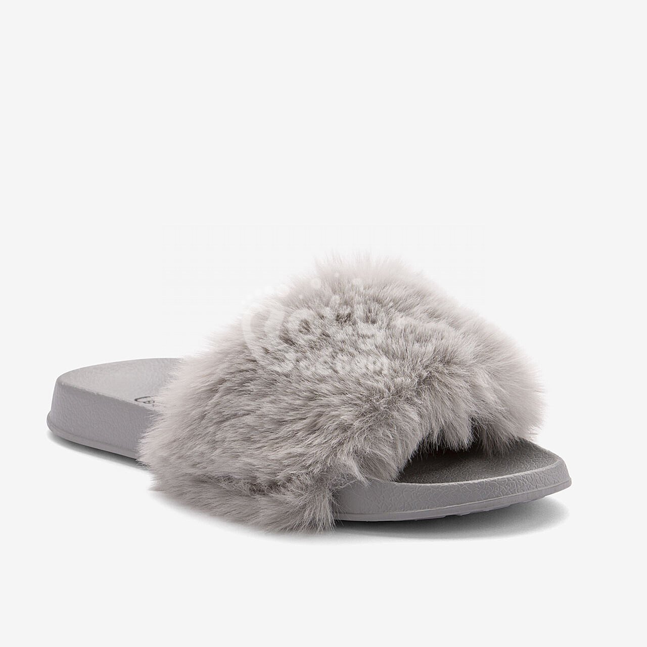 Zateplené pantofle Coqui FURRY Khaki grey