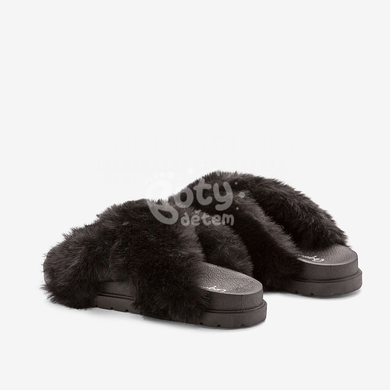 Zateplené pantofle Coqui BOA Black