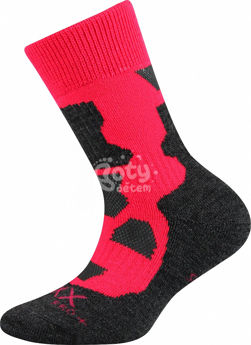 Ponožky VoXX Etrexík merino růžová