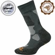 Ponožky VoXX Etrexík merino tmavě šedá