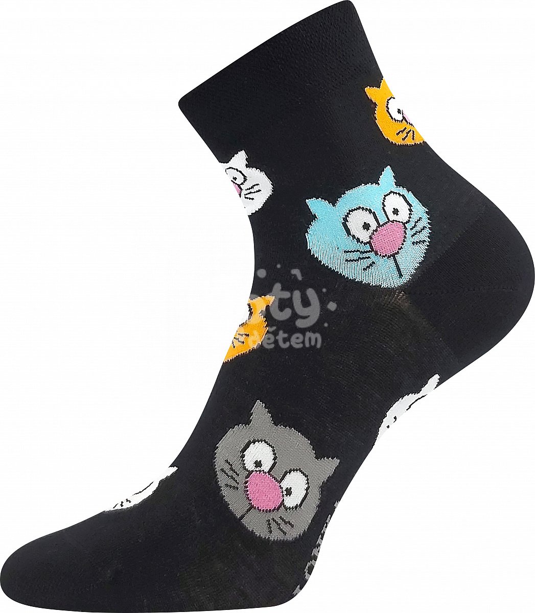 Dámské ponožky Lonka Dorwin kočky 1 pár