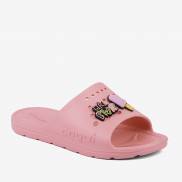 Pantofle Coqui Long Baby Pink + Amulet