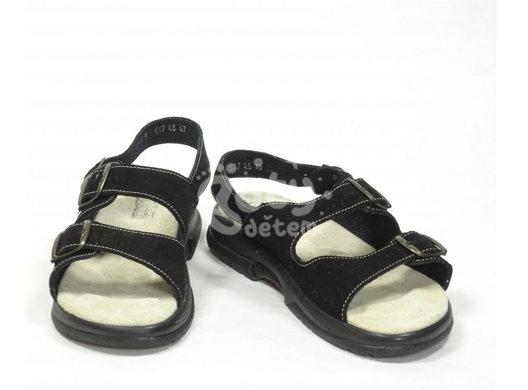 Zdravotní sandále SANTÉ N/517/45/68 černá