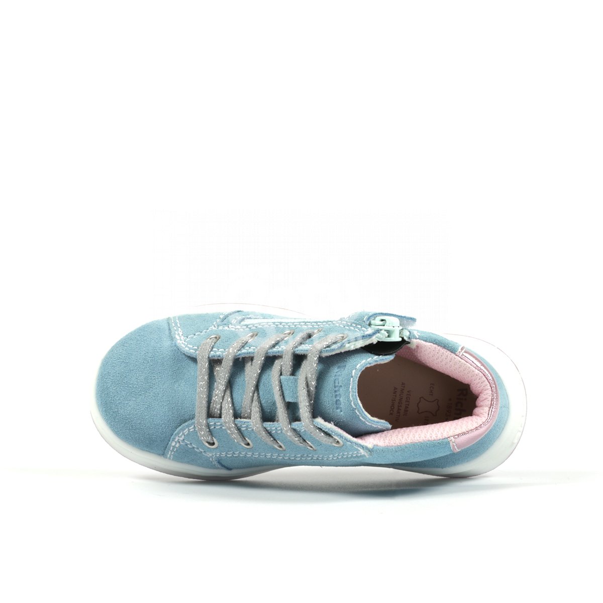 Celoroční kožená obuv Laura Richter 3607-5111-1711 modrá