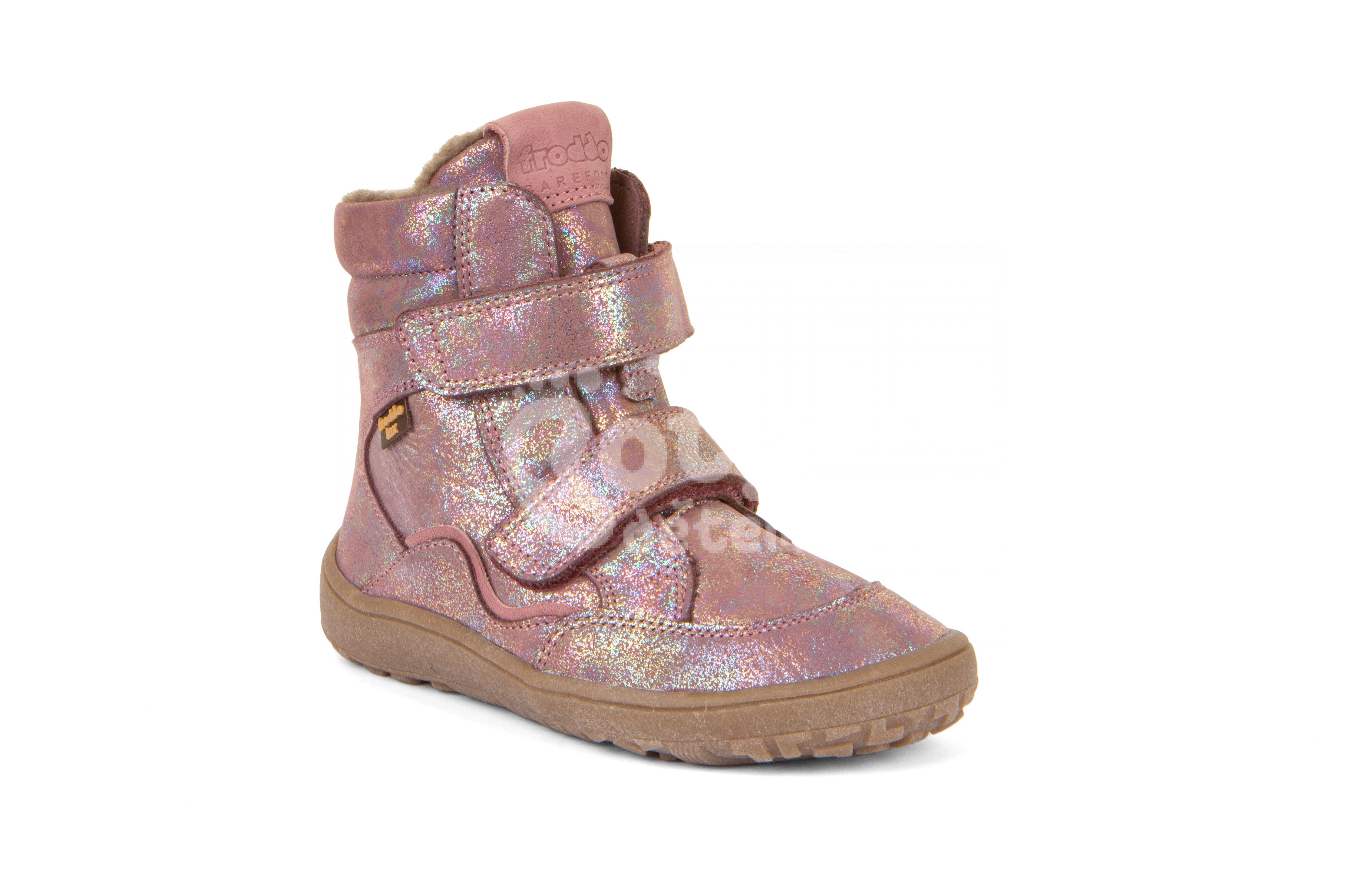 Zimní Froddo barefoot boty G3160204-9 Pink Shine
