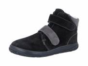 Jonap zimní kožené barefoot boty s membránou Bria černá