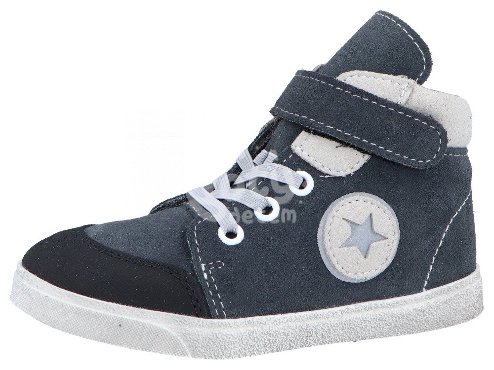 Jonap kožené boty 050 SV šedá hvězda
