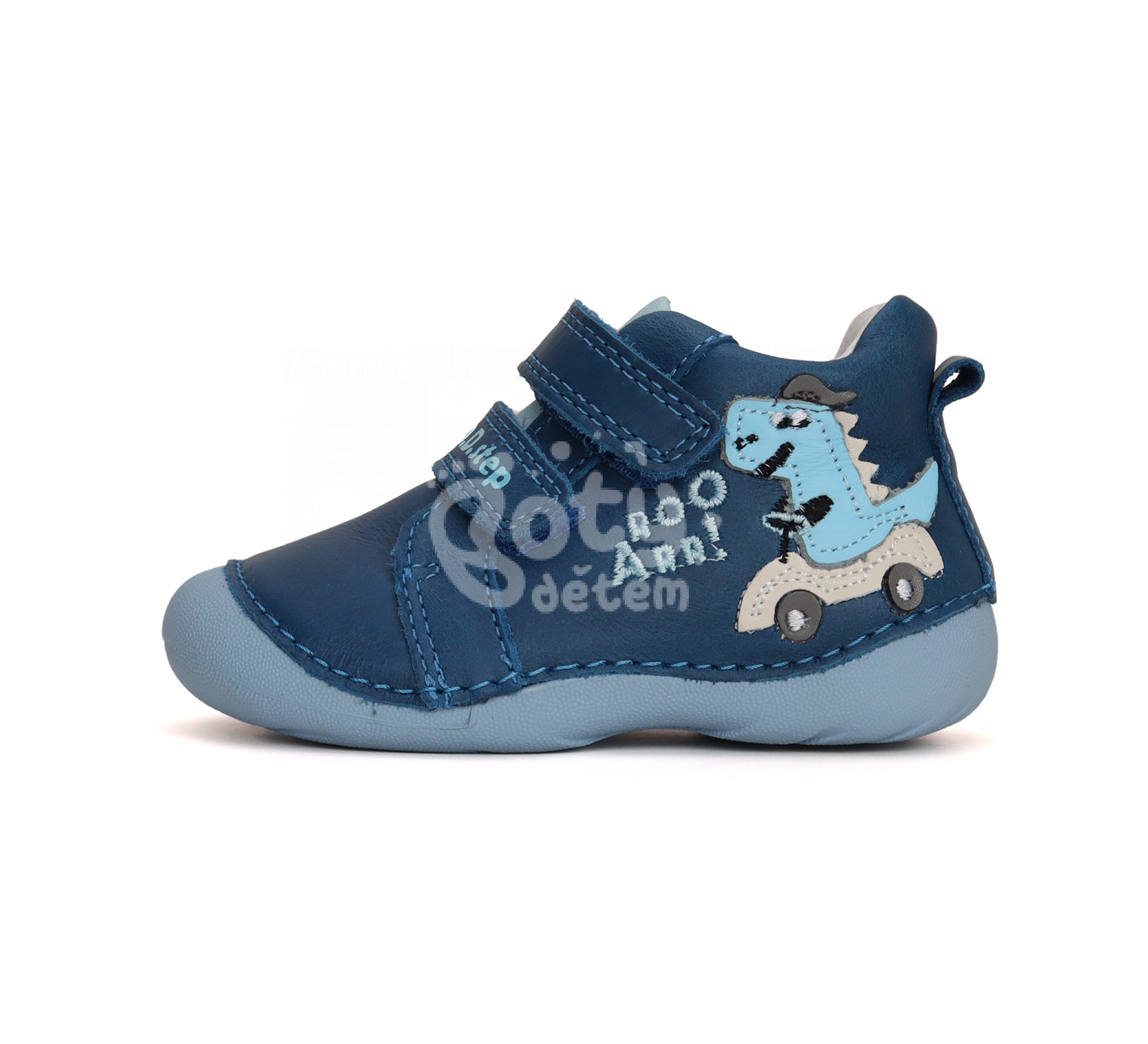 Kožené boty D.D.step S015-41882A Bermuda Blue