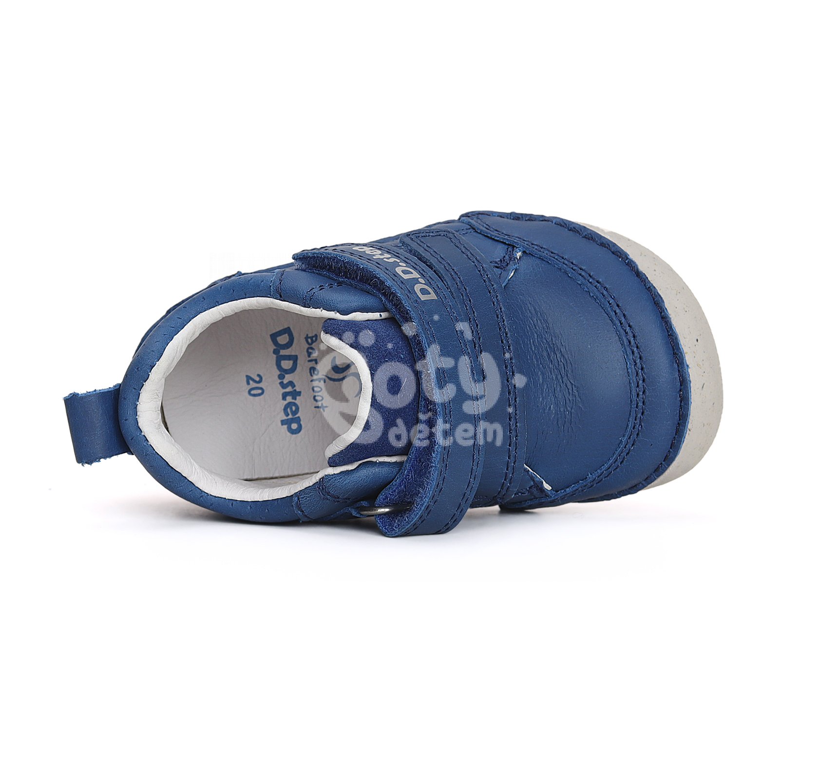 Kožené barefoot boty D.D.step S070-41351A Bermuda Blue