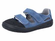 Jonap barefoot kožené sandálky Fela modrá tmavá