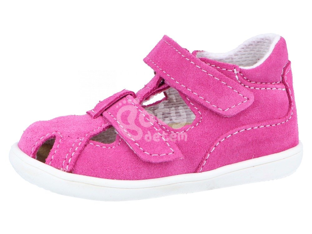 Jonap kožené sandálky 041 S růžová