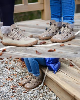 Nová řada BAREFOOT UP, s extra prostorem pro nárt a prsty, s membránou a zateplním z ovčí vlny 🐑 Svršek - broušená...